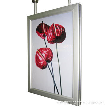 Double Face LED Light Display with Aluminum Frame, Super Slim, 50mm, Energy-saving LED Light Source